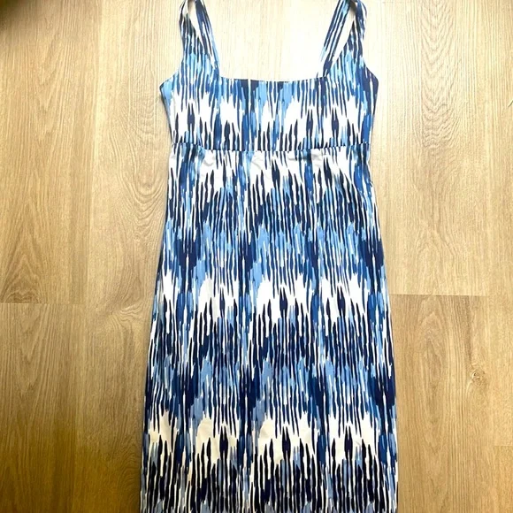 Calvin Klein Dress | Size 8 | Blue, Black & White - Picture 1 of 10
